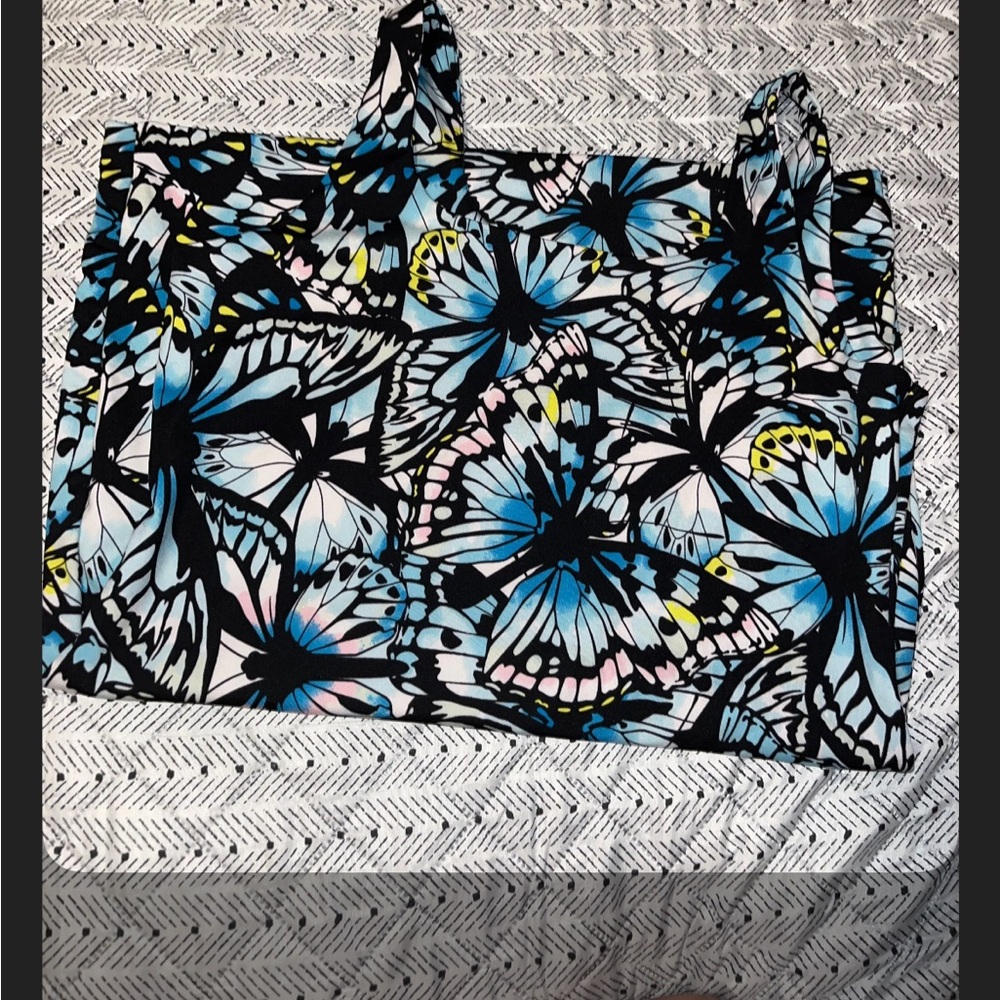Butterfly Print Mini Dress